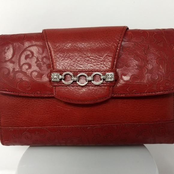 BRIGHTON RED ORGANIZER BAG/CLUTCH - Picture 1 of 8